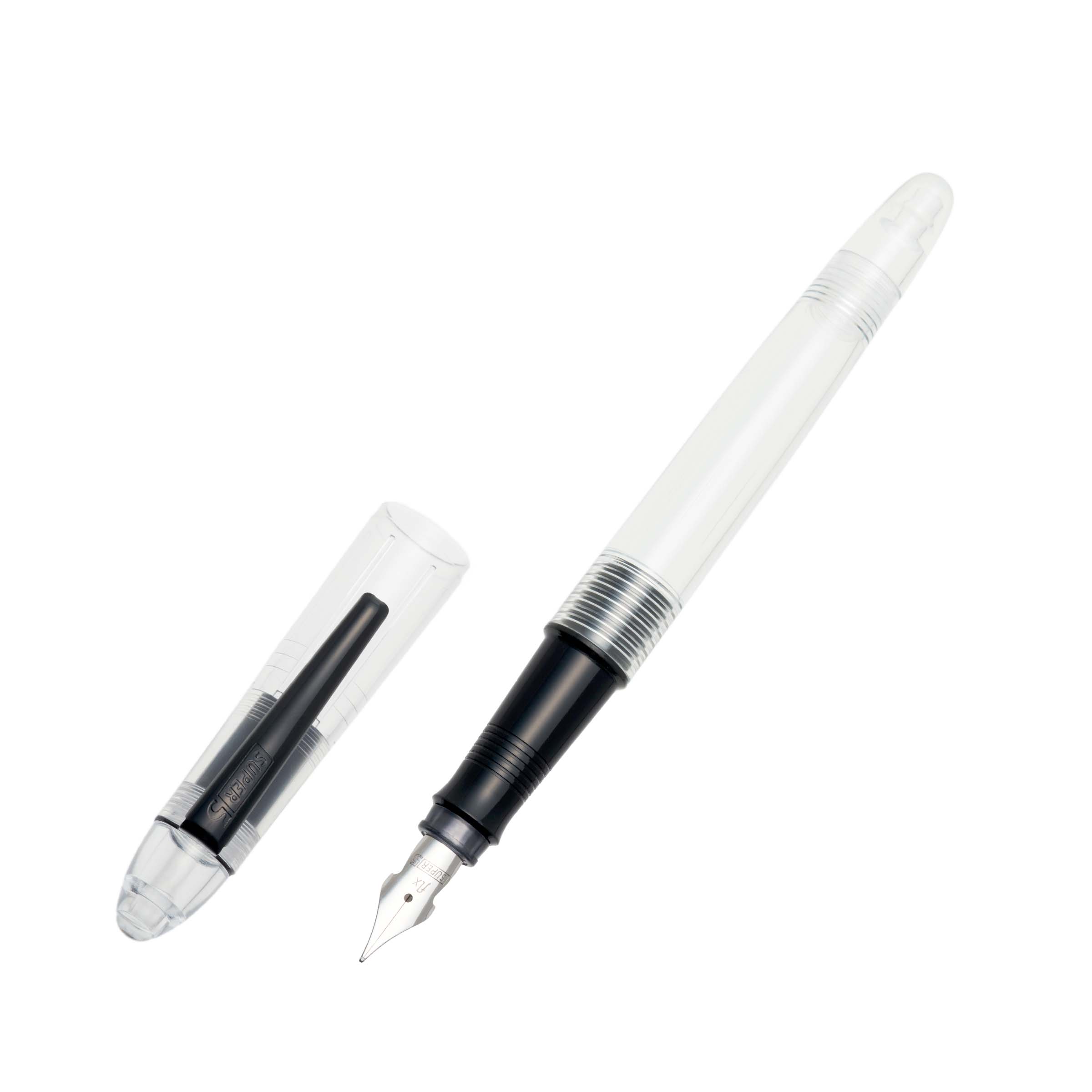SUPER5 Fountain Pen flx <br>Flex Nib <br>Transparent